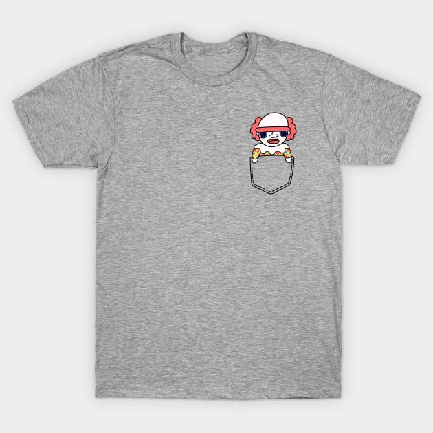 Pocket Clown T-Shirt by KingOfCrazy